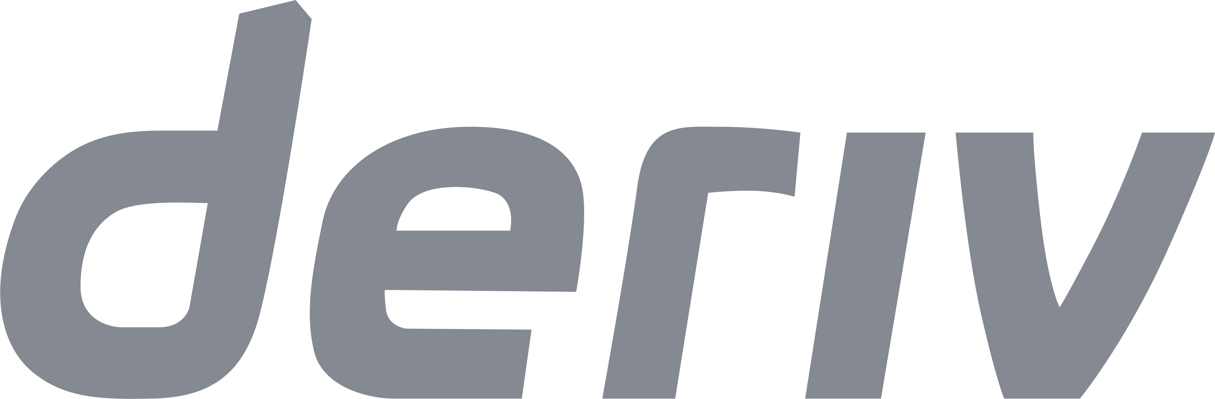 Deriv Light Grey Logo